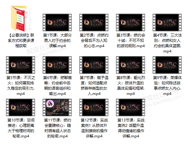 瑞恩《燃约会》视频课程插图1