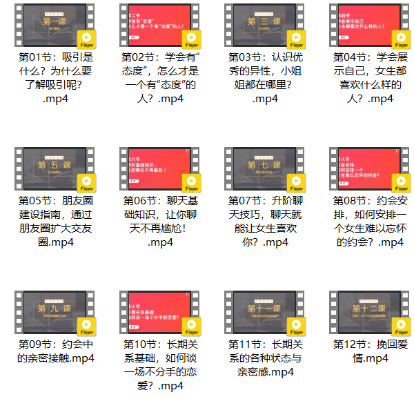 恋爱视频《恋商特训班》直播课程插图 恋爱视频《恋商特训班》直播课程插图