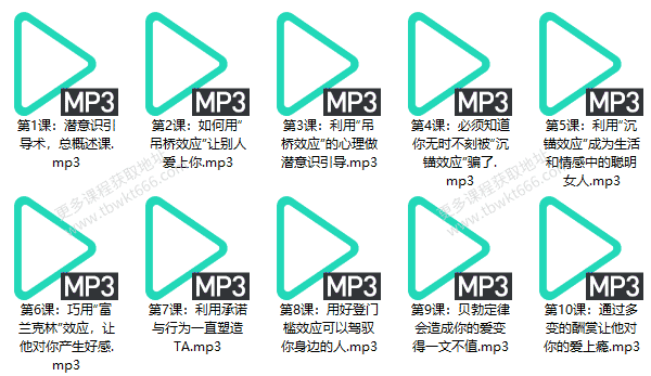 牛排《潜意识情绪控制术，利用心理效应推进伴侣关系》音频课程插图