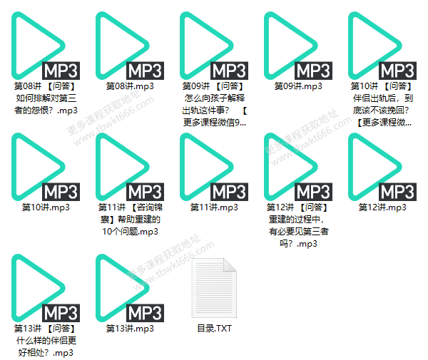 恋爱提升《出轨心理学课》音频课程插图1