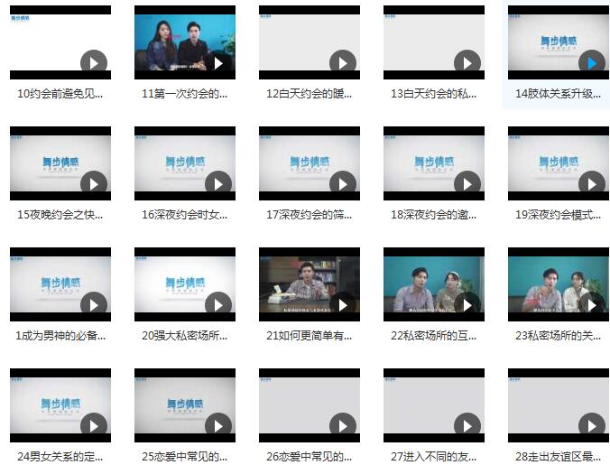 舞步《脱单三部曲》视频课程插图 舞步《脱单三部曲》视频课程插图