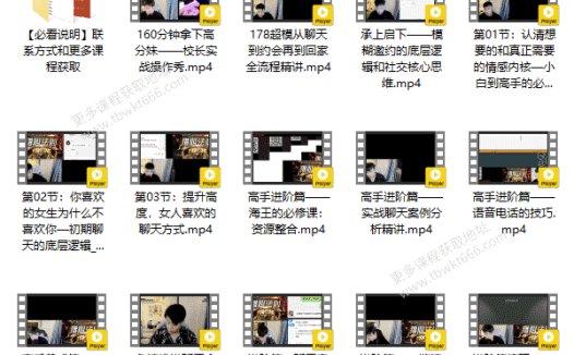嘉琪《猎心法则》视频课程